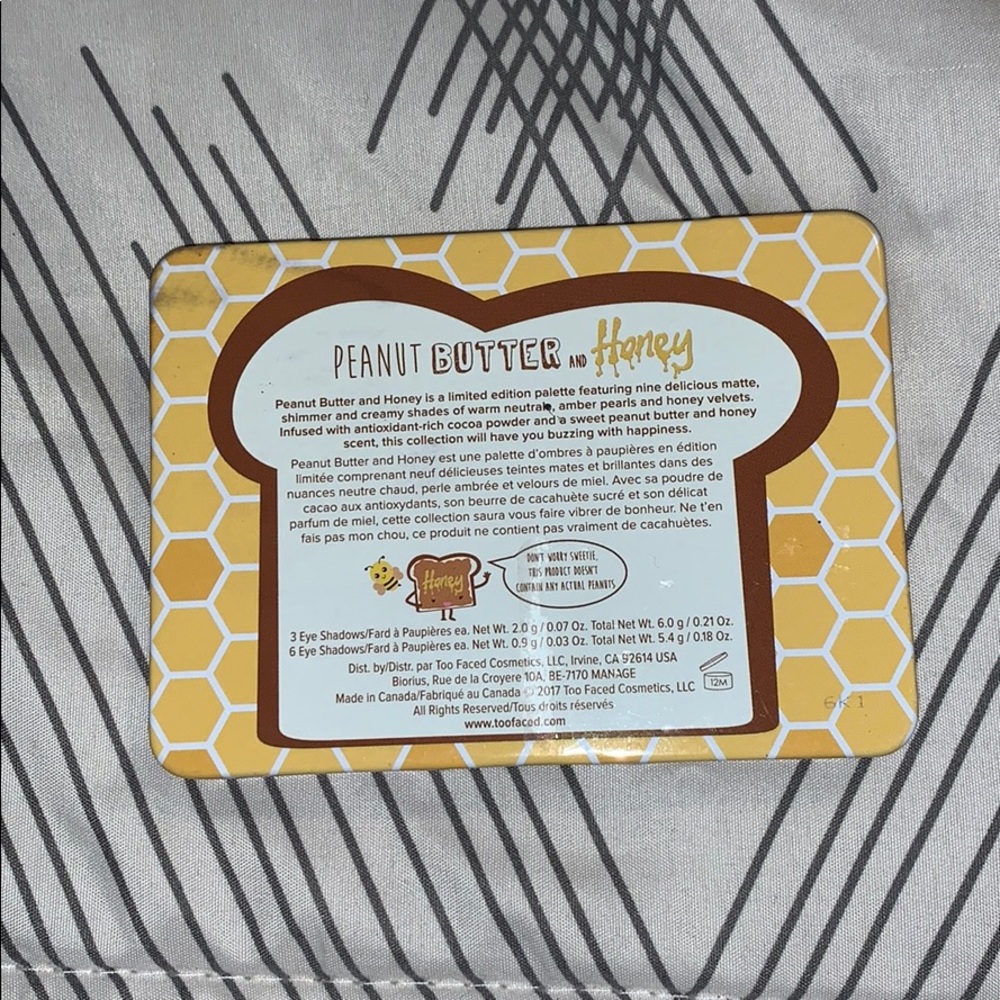 too faced peanut butter and honey palette - Picture 2 of 4